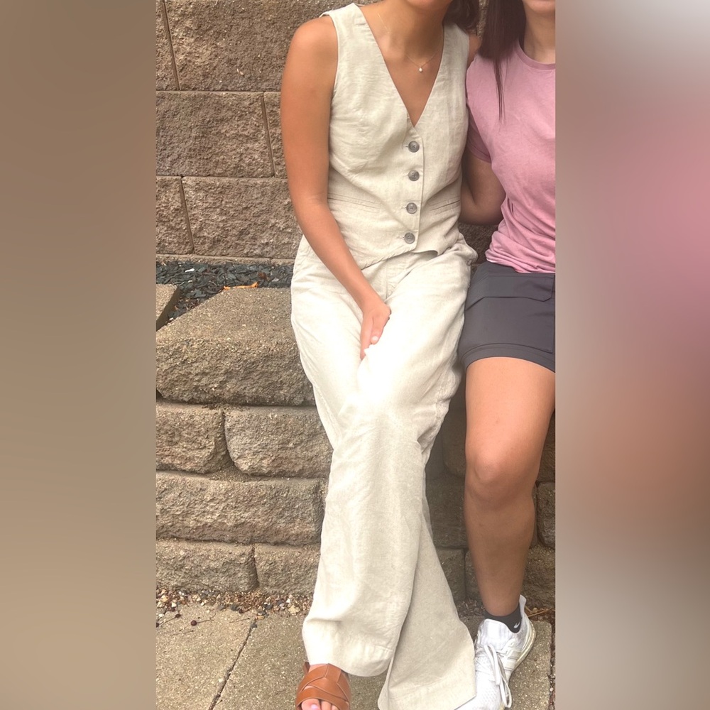 Target linen vest